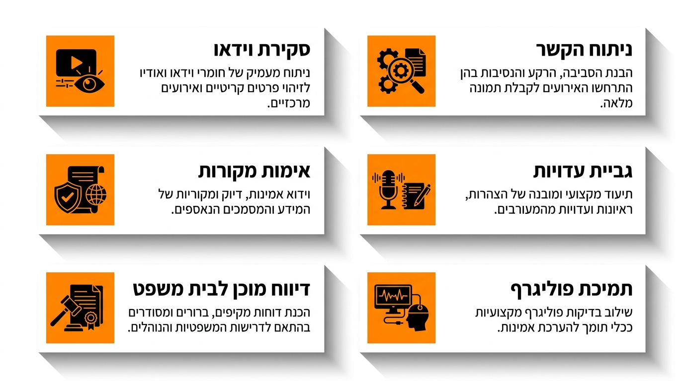 מה מקבלים כשמערבים חוקר פרטי מוסמך