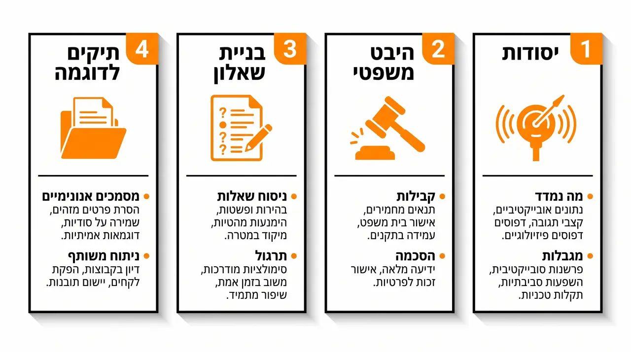 סילבוס מומלץ לסדנת פוליגרף פנים משרדית