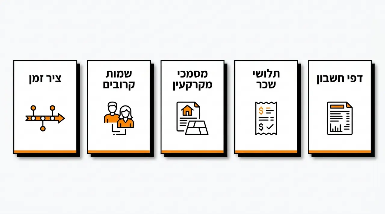 מה כדאי להכין לפני שמתחילים תהליך איתור נכסים
